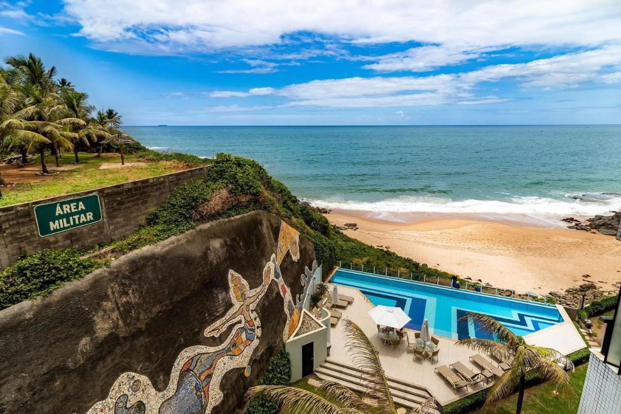 살바도르 Rv01 Excelente Quarto E Sala Pe Na Areia, Rio Vermelho 아파트 외부 사진