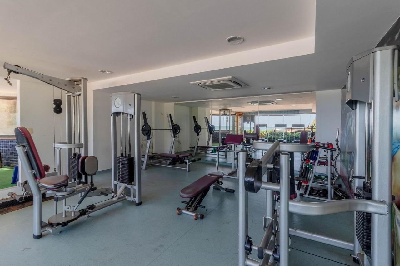 살바도르 Rv01 Excelente Quarto E Sala Pe Na Areia, Rio Vermelho 아파트 외부 사진