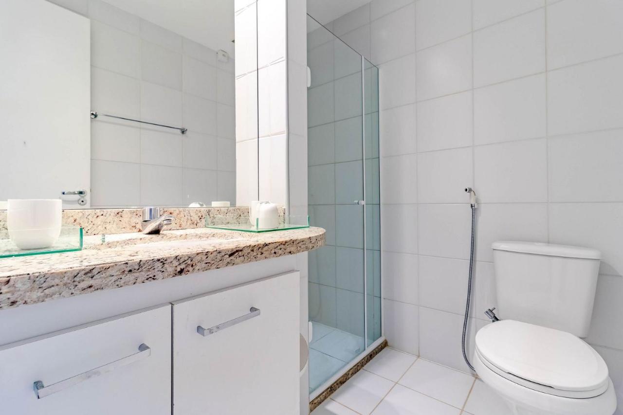 살바도르 Rv01 Excelente Quarto E Sala Pe Na Areia, Rio Vermelho 아파트 외부 사진