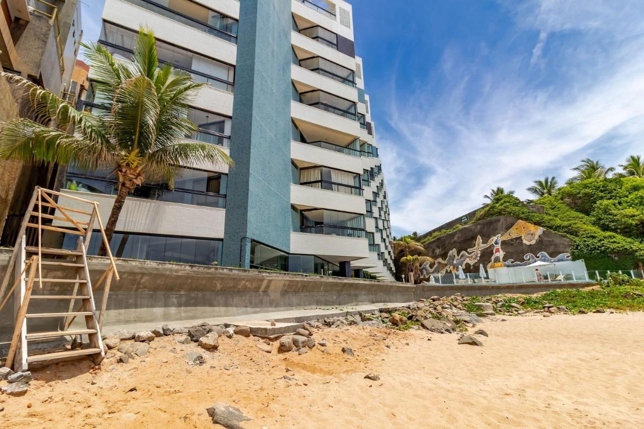 살바도르 Rv01 Excelente Quarto E Sala Pe Na Areia, Rio Vermelho 아파트 외부 사진