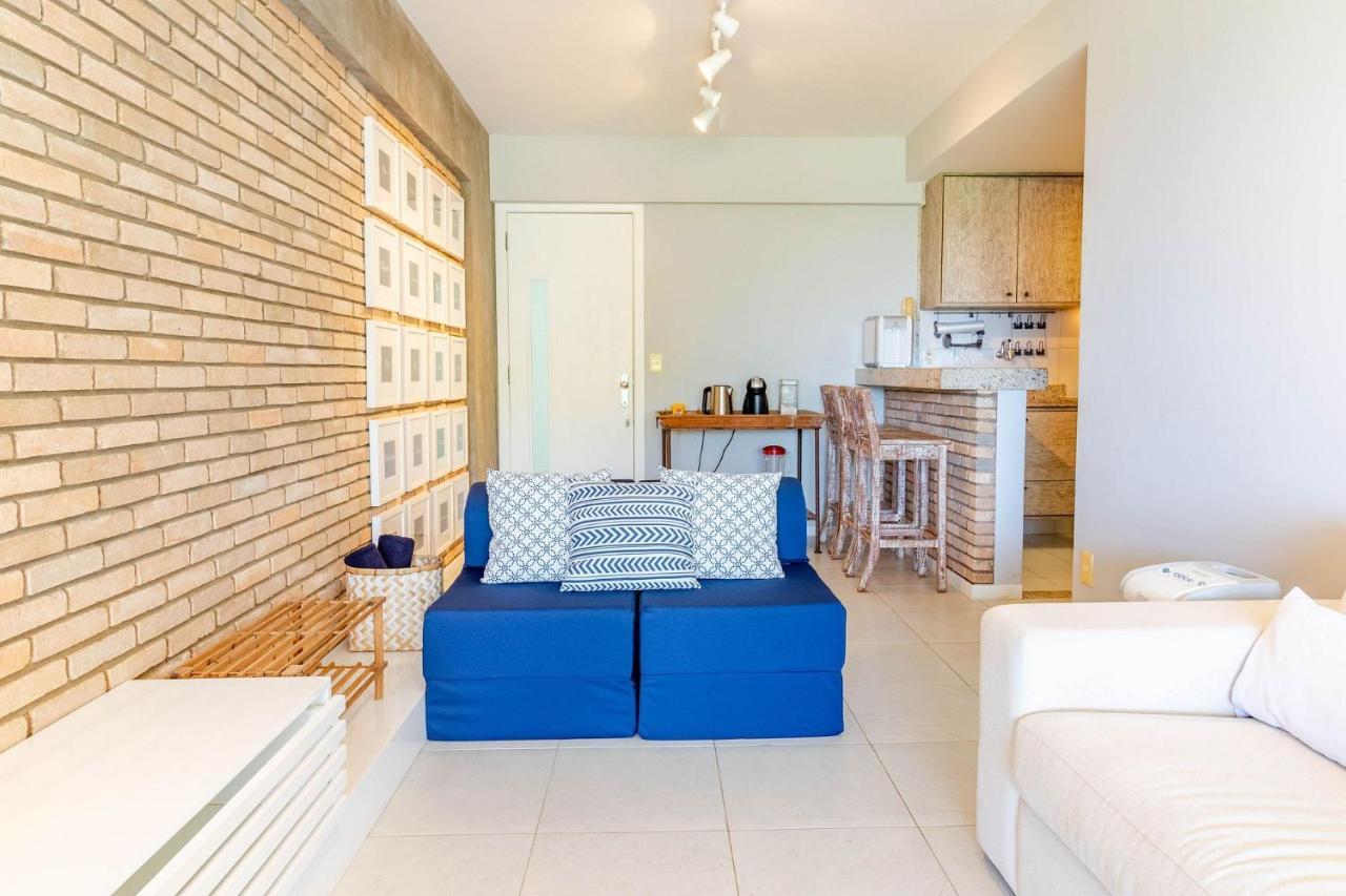 살바도르 Rv01 Excelente Quarto E Sala Pe Na Areia, Rio Vermelho 아파트 외부 사진
